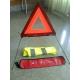 Brilliant Red Road Safety Folding Triangle Kit ​ for Cars JD5098, 43*43*43