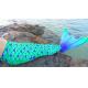 Peacock Design Mermaid Tail Swimsuit High Durability Lasting Longer Time