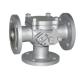 3-way flange ball valve