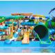 Adults Fiberglass Huge Water Slide Water Aqua Park Amusement Games Rides