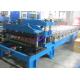 Metal Glazed Tile Roll Forming Machine , Corrugated Roofing Sheet Making Machine