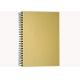 14 * 20cm size 105 GSM kraft paper, 2mm greyboard cover Recycled Paper Notepad