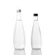 Decal Surface High Flint Water Glass Bottle 330ml 500ml 750ml for Cosmetics Packaging