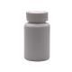 Child Resistant Lids Round PE Plastic Bottle for Solid Tablet Capsule Storage 150mL White