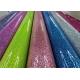 Colorful Party Decoration Glitter Pvc Fabric 0.35mm Thickness For Sewing Bags