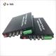 4 Channels 4 In 1 67dB Video Fiber Converter DC5V 2A Input Power