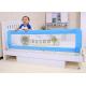 Blue Adjustable Folding Baby Bed Rails , Cartoon Safety Bed Rail