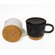 FDA BSCI Natural Cork Base Ceramic Mug Cork Bottom Antiscratch Coasters