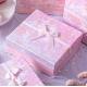 1.5-3mm Cardboard Luxury Packaging Gift Box pink Eco Friendly Packaging Box