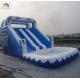 Commercial Water Slide Inflatable Kids Outdoor Double Lane Inflatable Water Slides With Pools