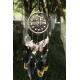 Wind Chimes Indian Style Feather Leather Gold Dream Catcher for Home Decor Hanging Decoration Nice Gift