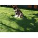 High Standard Artificial Grass Turf In Green With Brown 4-Tone Color Synthetic Turf
