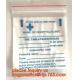Custom printed LDPE medical k pills medicine zipper resealable small plastic bag, medical grade clear plastic zipp