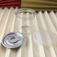 2oz-8oz Capacity Plastic Jars With Plastic Lid And Pressure Sensitive Sealing