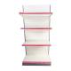 White Storage Shelf Rack Supermarket Metal Display Racks Medium Duty