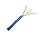 Solid Copper 4 Pair 8 Cores Flexible Network Cable HDPE Insulated PVC Sheathed Cat 5e UTP Lan