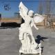 Famous Marble Angel Statue Saint Michael The Archangel Slaying Demon Stone Garden Sculpture