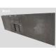 Prefabricated Gray Quartz Kitchen Countertops Non Porous Crack Resistant