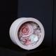 New design long life flowers round leather box preserved rose gift for lover  rose gift