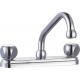 360 Degree Swivel Chrome 2 Handle Kitchen Faucet OEM ODM