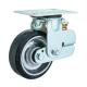 6 Inch Rubber / Polyurethane Rotating Wheel Shock Absorption Castors for Heavy Loads