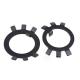Carbon Steel Black Tab Lock Washer Stop Washer For Slotted Round Lock Nuts