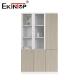 Walnut - Colored High - Quality File Cabinet With Glass Cabinet Doors Storage