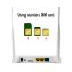 Maximize Your Network Potential with 5G Outdoor CPE 1 WAN 4 LAN Interface DL 600Mbps/UL 50Mbps