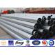 Galvanized 12.2m High Tensile Electrical Power Pole For Power Distribution Line Project