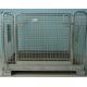 Huge Metal Security Cage Mesh Box Pallet Metallic Q235 For Store And Storage