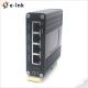 Industrial 4-port 10/100/1000Base-T + 1-port 100/1000Base-X SFP Ethernet Switch with 110~230VAC Input