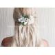 24g Bridal Hair Decorative Artificial Silk Flower Hair Clips 100% Handmade
