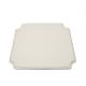 White PU Sponge Wishbone Chair Cushion 8.8 Ounces Easy Clean And Dry