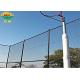 1.8m*50*50mm Chain Link Wire Fence Black For Sport Field Road Residential Area