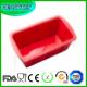 Rectangular Shaped Red Silicone Loaf Pan Baking Mold Bakeware