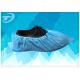 PP Disposable Waterproof Boot Covers With 35gsm , Nonwoven Protective Non Slip Shoe Covers