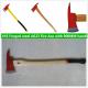 A623 forged steel Fire Axe with Painted surface,900mm length handle and good prices