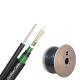 Water Blocking Armored Fiber Optic Cable GYTC8S53 Black Color For Aerial
