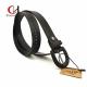 Multicolor Soft Leather Black Belt Womens Antiwear Cowhide Material