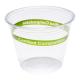 Bulk Clear Biodegradable PLA Cups For Espresso Coffee Customized