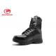 Cordura Upper Leather Military Boots Steel Shank , Mens Trendy Combat Boots  Lace Up