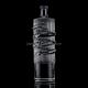 Luxury Embossed Glass Bottle 750ml 1000ml Clear Flint Gin Rum Champagne Tequila Whisky Bottle with Cork