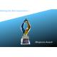 crystal allegiance award/glass allegiance award/glass colorful trophy/acrylic color award