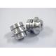 CNC Small Metal Machined Parts Aluminum Turning Components Silver Customized Size