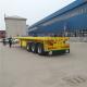 Jost Two Speed Spport Leg 3 Axles Tri Axles 20FT Flat Bed Trailer Container Chassis 40FT