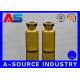 Frosted Small Glass Vials Rubber Stoppers Printed With Custom Logo vial glass bottle