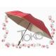 2 Section Easy Auto Open And Close Umbrella Silver Coating Fabric / Sleeve