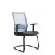 Grey Office Mesh Drafting Chair , 3 300lbs High Swivel Chairs