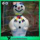 2.5m Tall Cute Inflatable Snow Man Cartoon Advertising Mascot For Christmas Decor