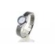 Waterproof Women Mesh Band Alloy Wristwatches With Harded Crystal Smaller design